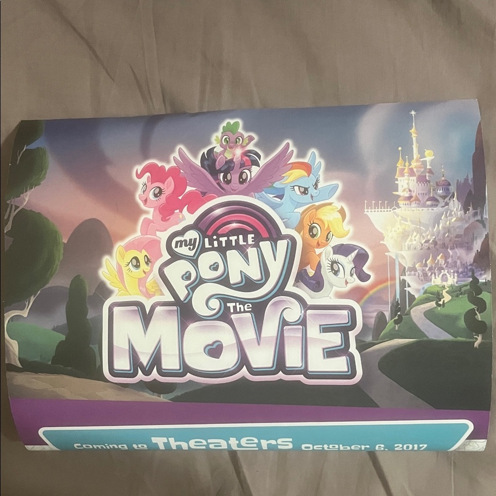 My Little Pony BOTH Movie Posters 2017 13.5x20 Hasbro Lions Gate Origin new - Picture 14 of 14